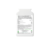 Supplement container with label on a white background