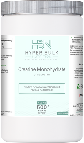 Hyper Bulk Nutrition - Creatine Monohydrate (unflavoured) 500g