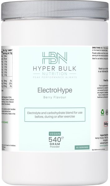 Hyper Bulk Nutrition ElectroHype Recovery Drink
