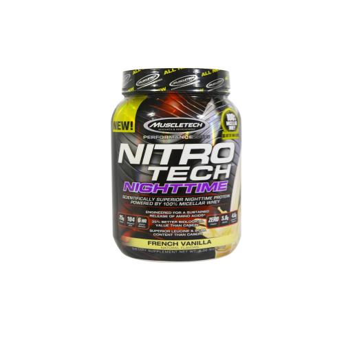 MuscleTech Nitro Tech NightTime 0.9kg - Hyper Bulk Nutrition